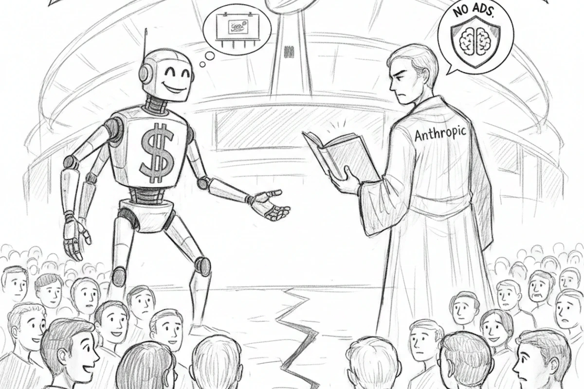 The great AI schism: OpenAI and Anthropic clash over advertising